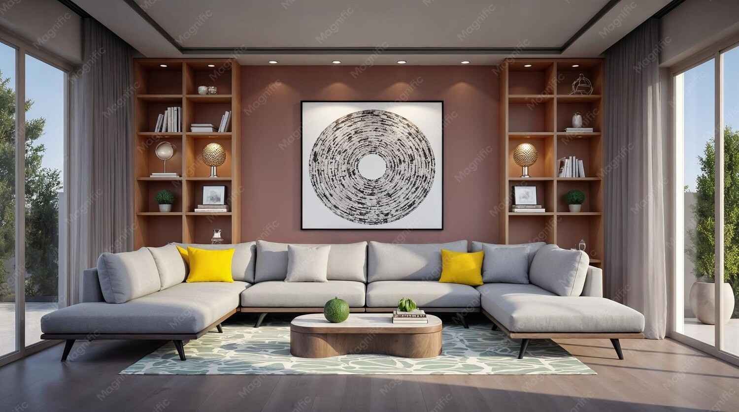 Best Living Room Interior Design in New Delhi